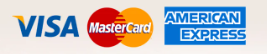 Visa, Mastercard, American Express
